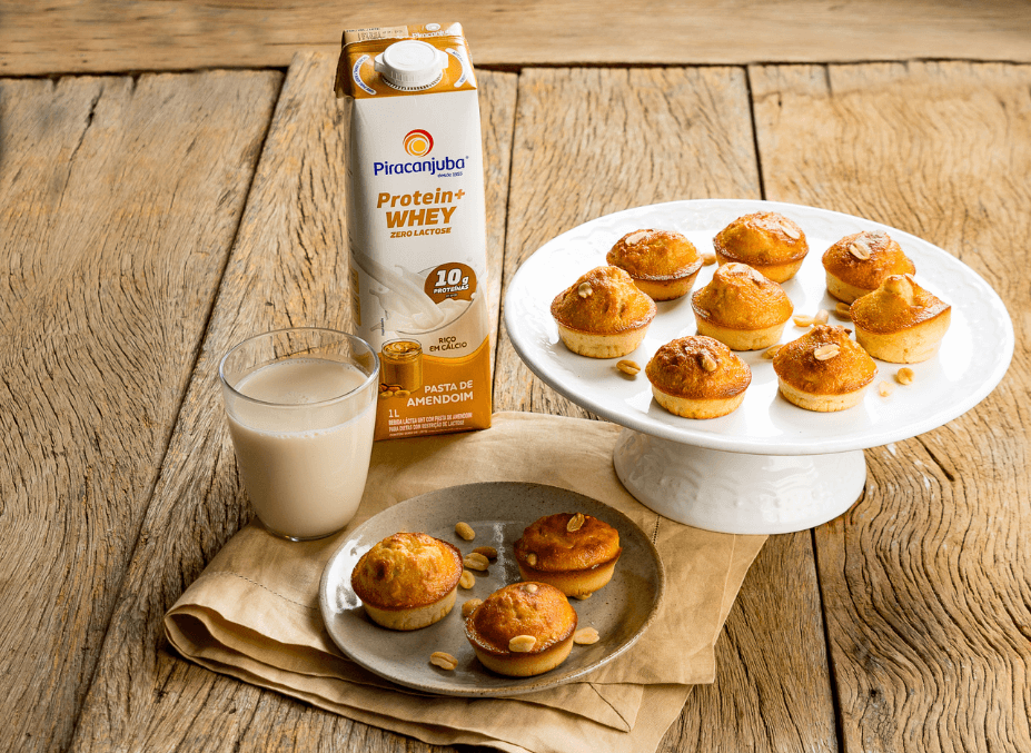 Aprenda a fazer uma deliciosa receita de Muffin de Amendoim com Protein + Whey!