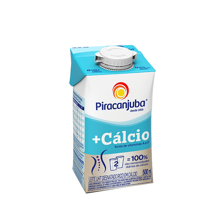 Leite Desnatado + Cálcio 500 ml